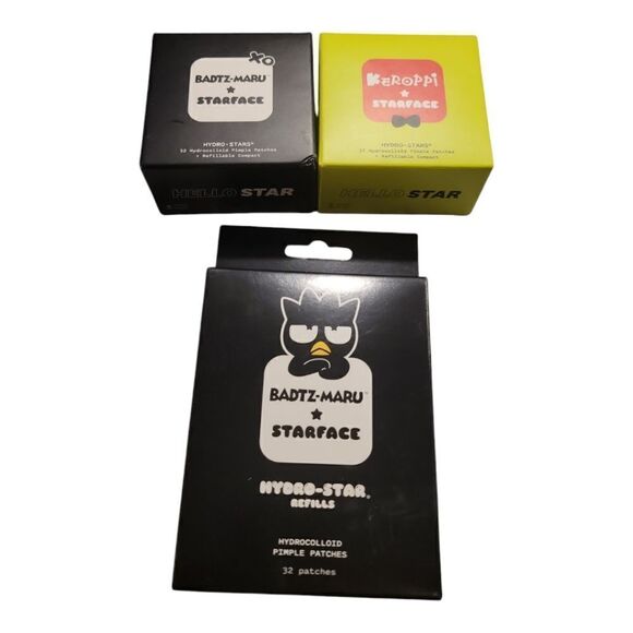 Starface Other - Badtz-Maru and Kerroppi Starface Pimple Patches Compacts and 1 refill